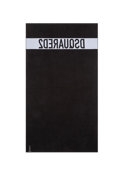 Telo mare Dsquared2  Swimwear uomo D7P005980010 nero DSQUARED2 SWIMWEAR | Teli mare | D7P005980010